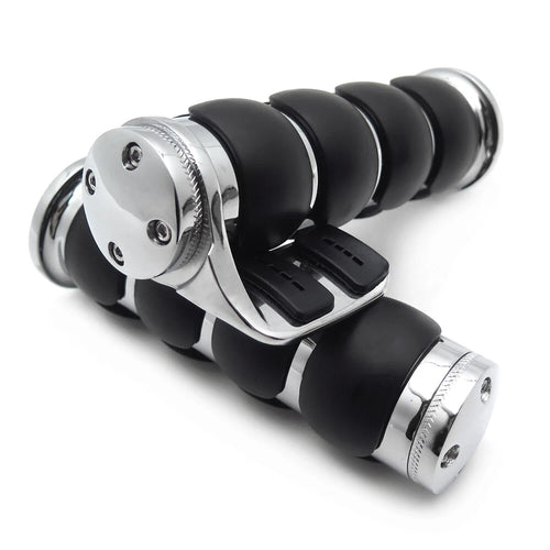 1 Pair Billet Aluminum Hand Grips for Harley Touring Road King