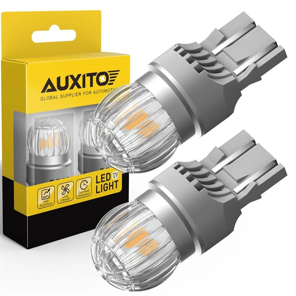 2X LED Turn Signal Lights for Make Model (YYYY–YYYY) Amber Yellow