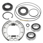 Rear Brake Drum Bearing Seals w/Shoes Kit for Honda Foreman Rubicon 500 (2001–2023)
