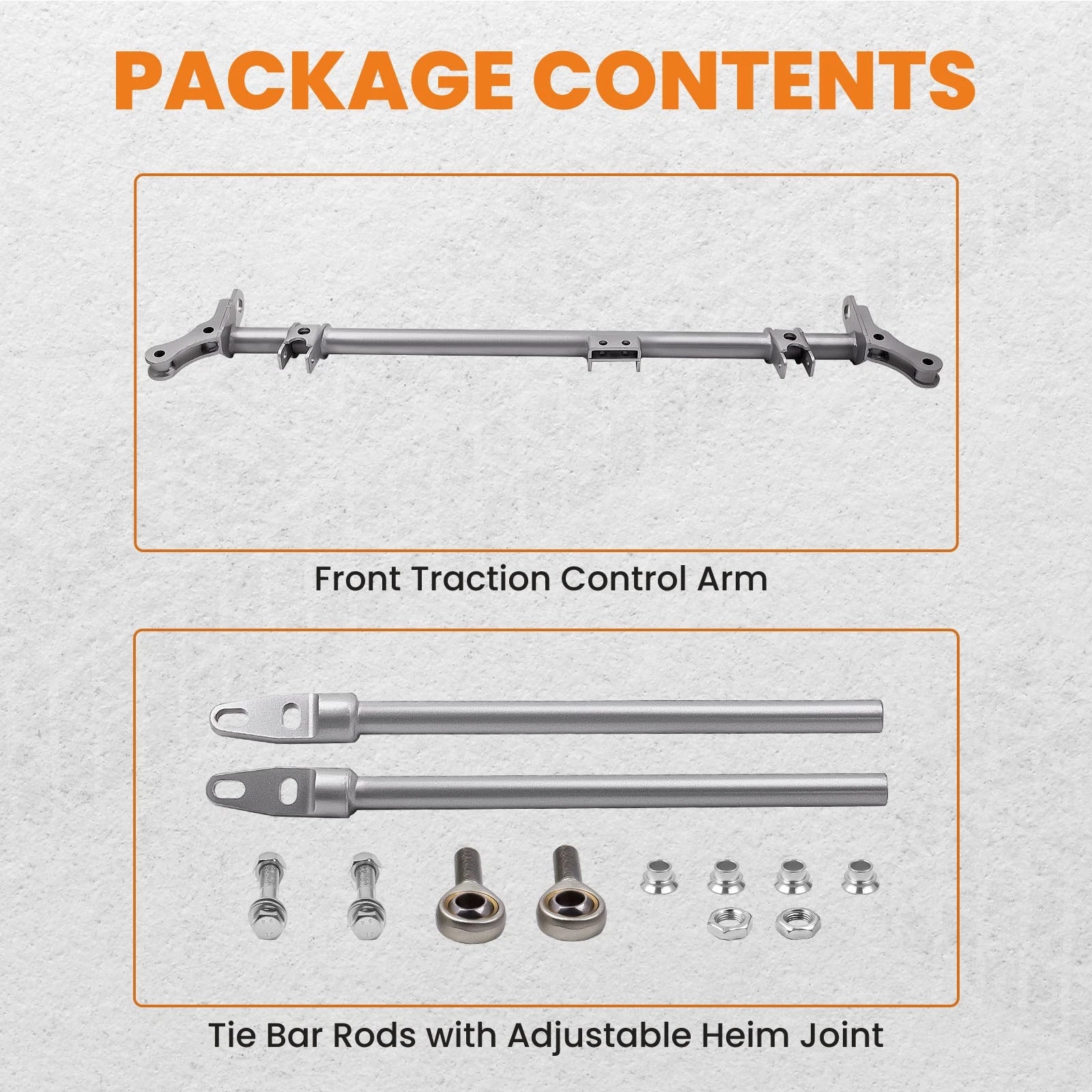 Steel Front Traction Control Lower Tie Bar Brace Kit for Honda Civic CRX (1988–1991)