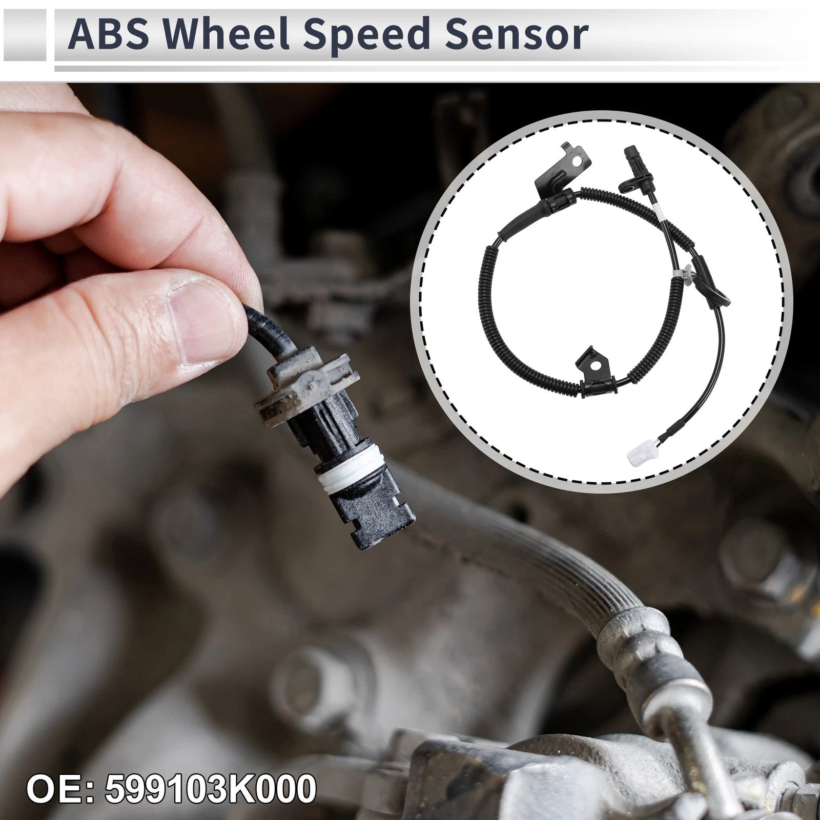 ABS Wheel Speed Sensor No. 599103K000 for Hyundai Azera (2005–2009)