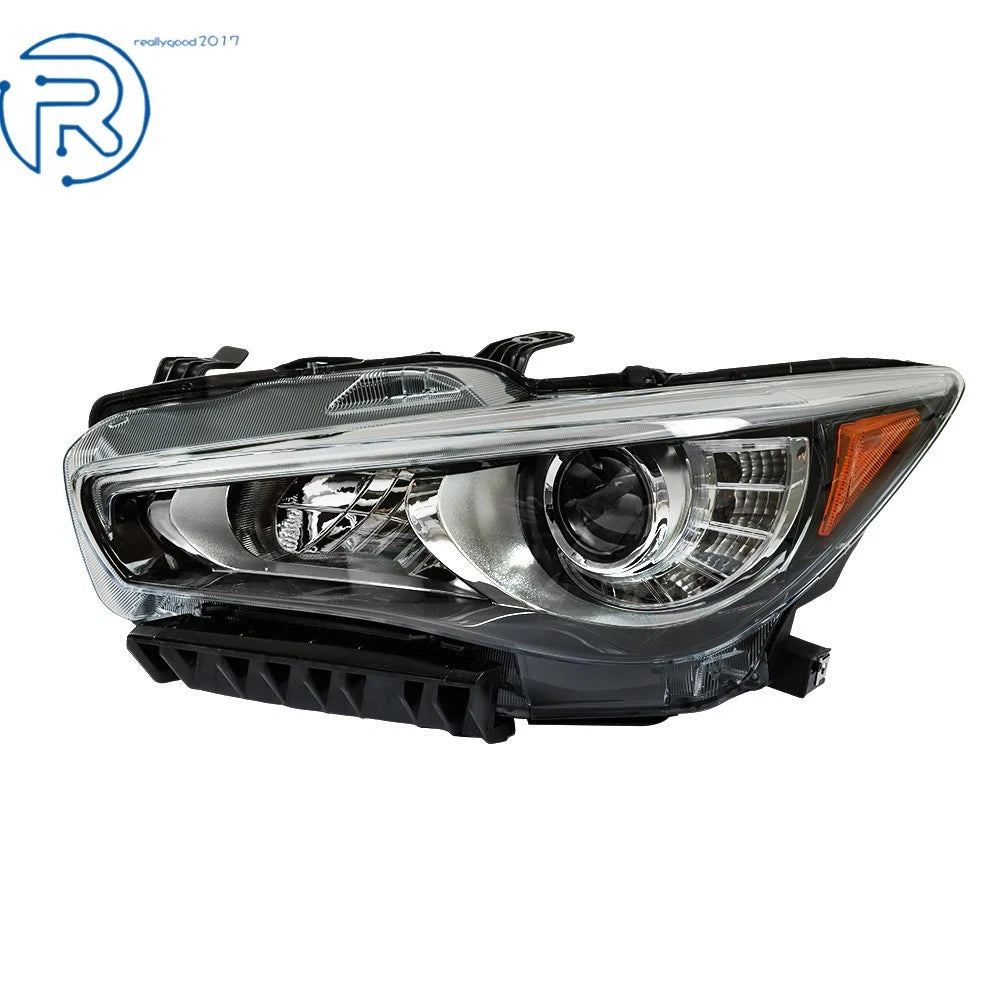LED Headlight for Infiniti Q50 (2014-2022) Left Side with DRL Chrome