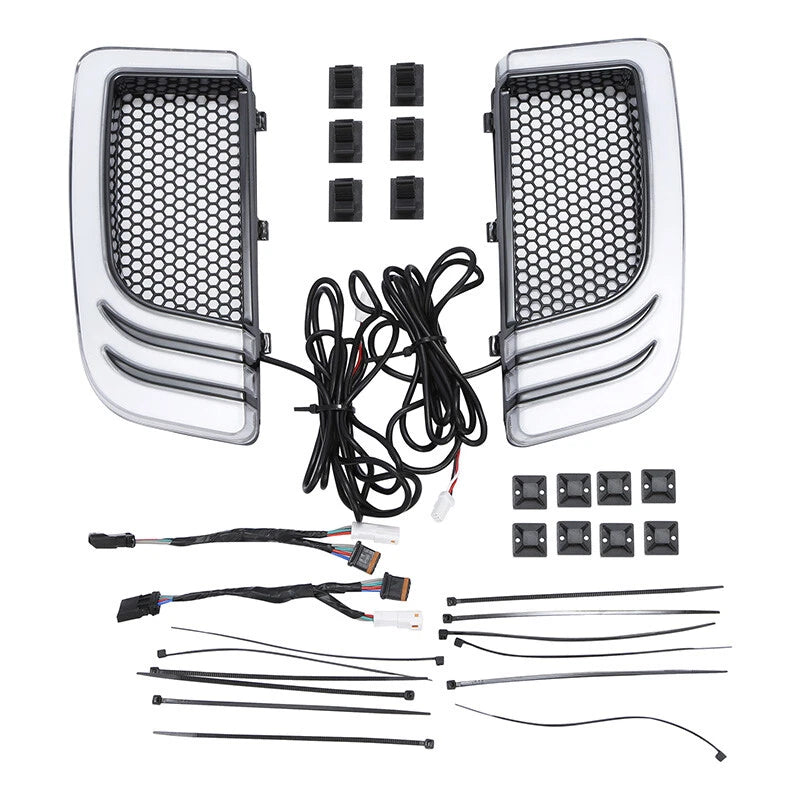 LED Fairing Lower Grills with Turn Signals for Harley Road Glide (2014–2024)