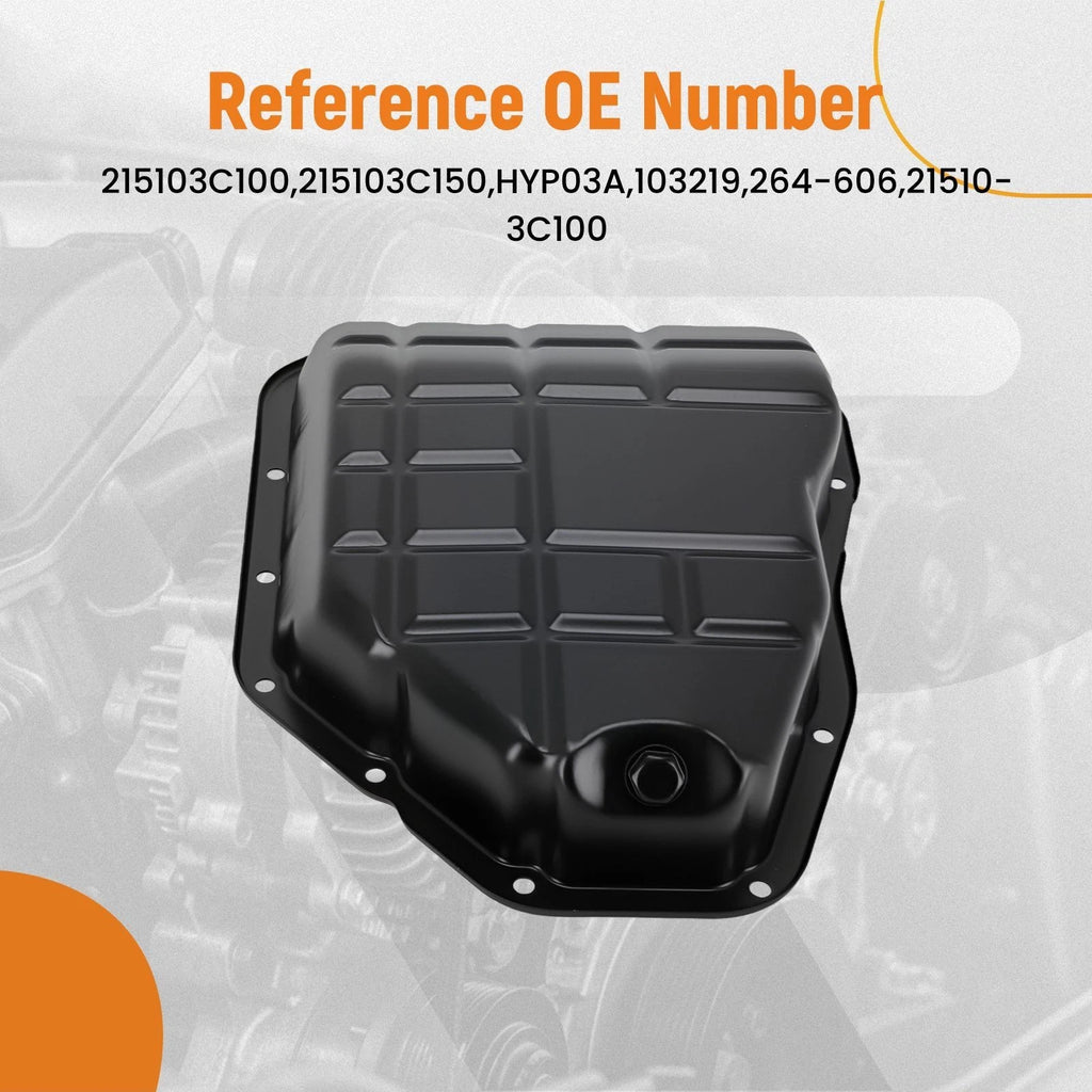 Lower Engine Oil Pan Sump for Hyundai Santa Fe V6 (2007)