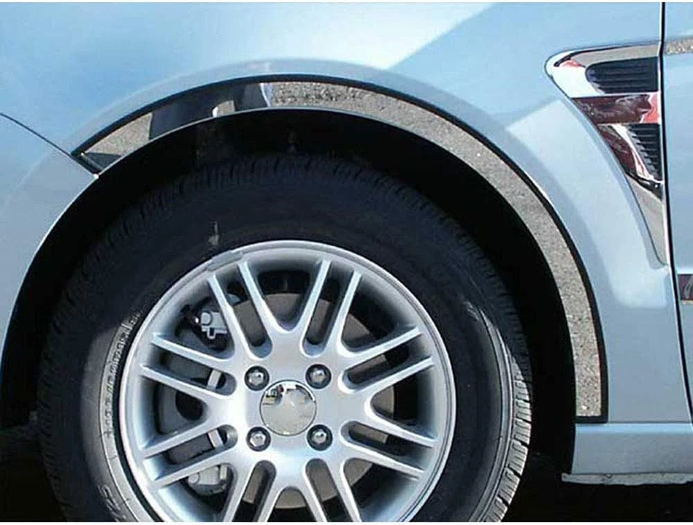 4p Luxury FX Chrome Fender Trim w/Gasket for 2008-2011 Ford Focus