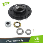 Set of 4 8-Lug 6.5" Trailer Wheel Hub Kit for 7000lb Trailers