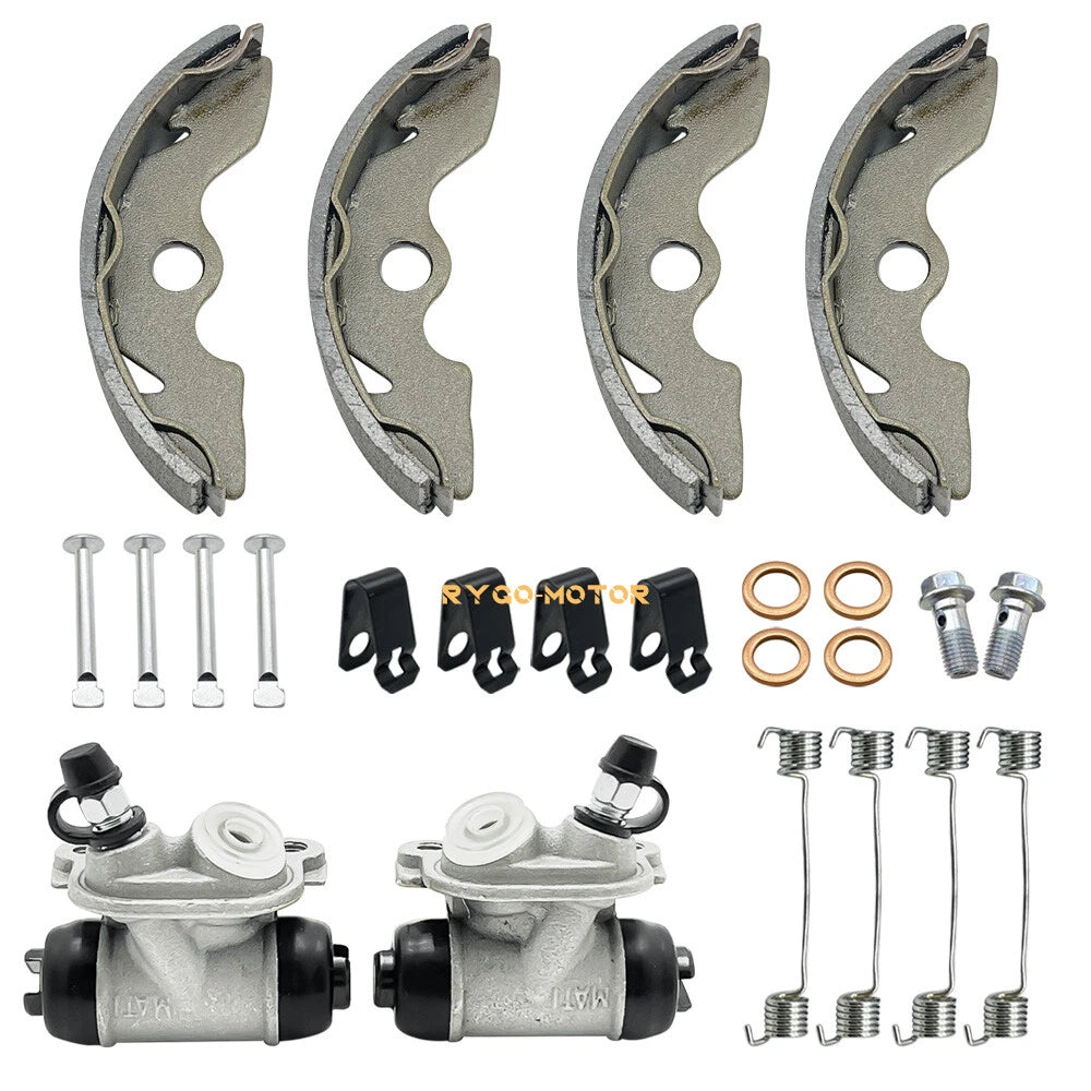 Front Brake Wheel Cylinders Shoes for Honda FourTrax TRX200 (1986–2006)