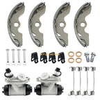 Front Brake Wheel Cylinders Shoes for Honda FourTrax TRX200 (1986–2006)