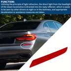 Bumper Reflector No.63148063198 for BMW 740i (2016–2019) Red Right