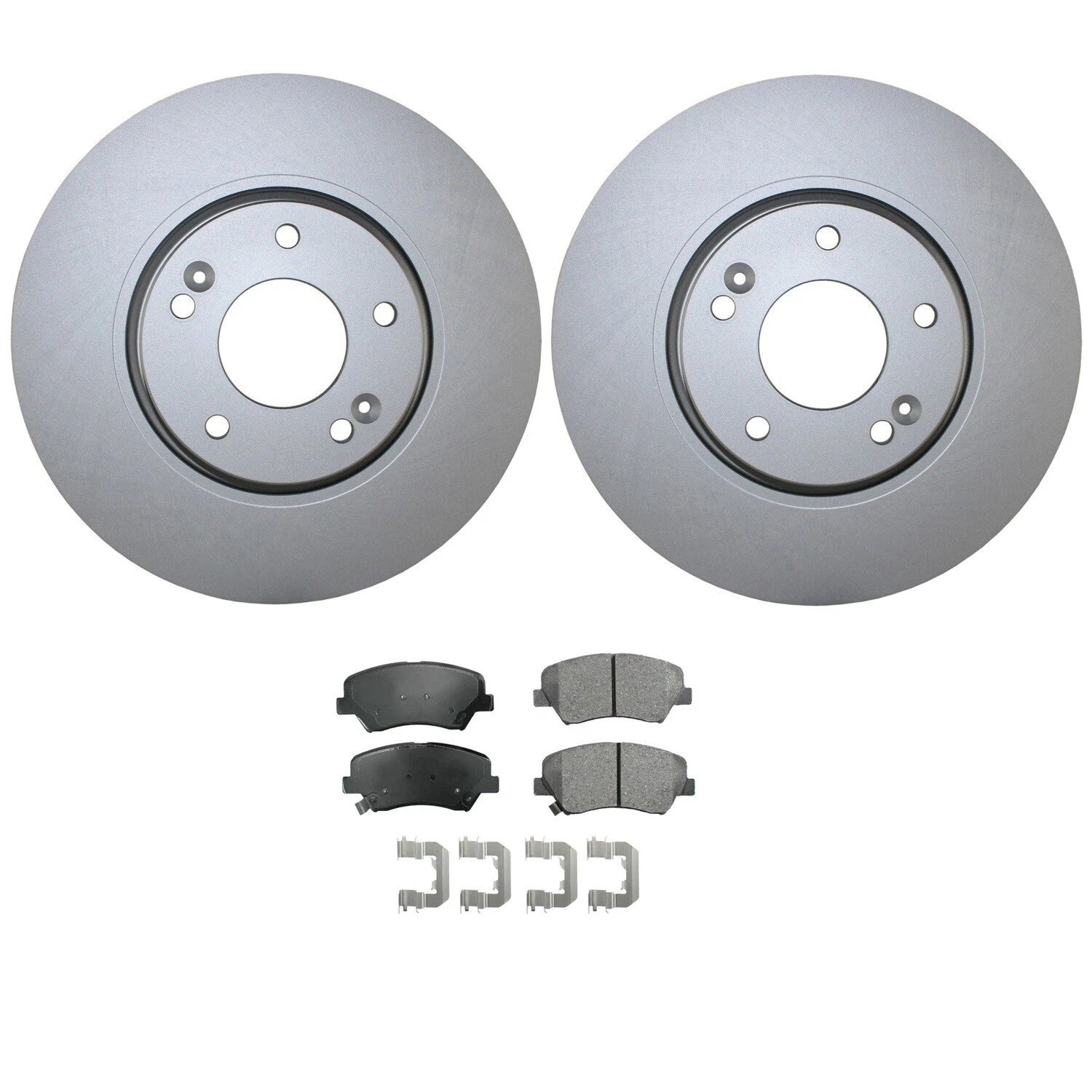 Front Brake Kit with 300mm Rotors & Akebono Pads for Kia Forte (2010–2019)