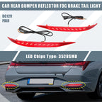 LED Rear Bumper Reflector Brake Tail Turn Signal Light for Hyundai Elantra (2021–2022)
