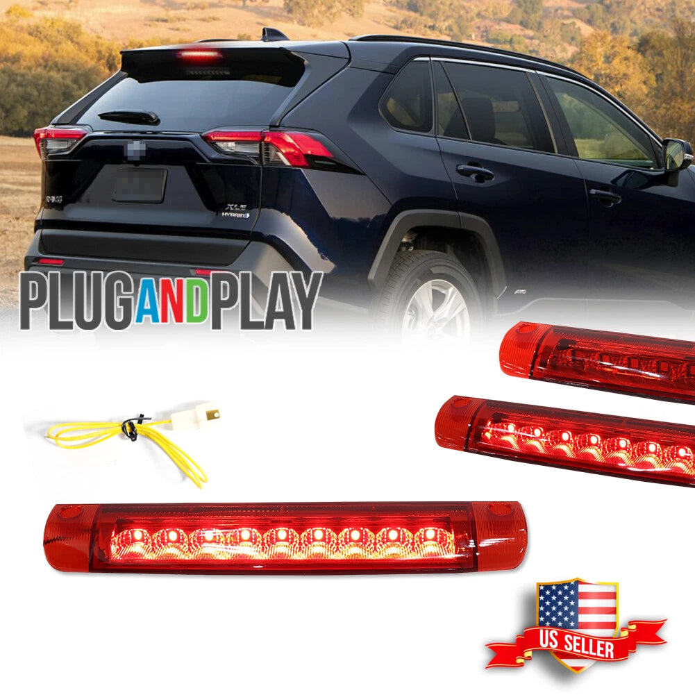 9LED Red Lens 3rd Brake Light for Toyota Crolla Sequoia Highlander RAV4