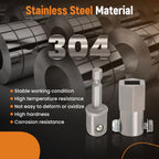 Stainless Steel Trailer Jack Crank Handle for Wind Trailer