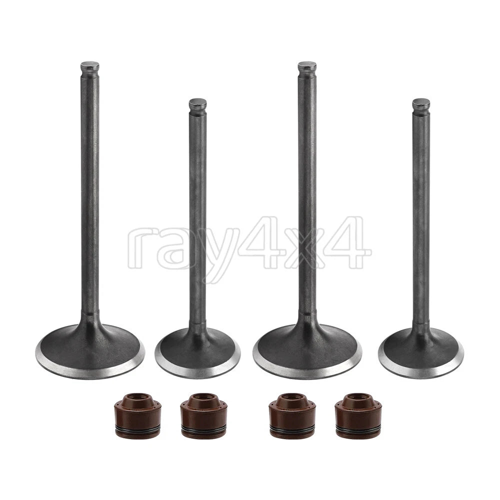 Intake & Exhaust Valve Set with Seals for Honda CRF250X (2004–2017), CRF250R (2004–2007)