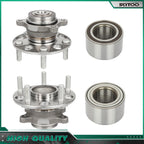 Set of 4 Front Rear Wheel Bearing Hub for Honda Civic (2006–2011)