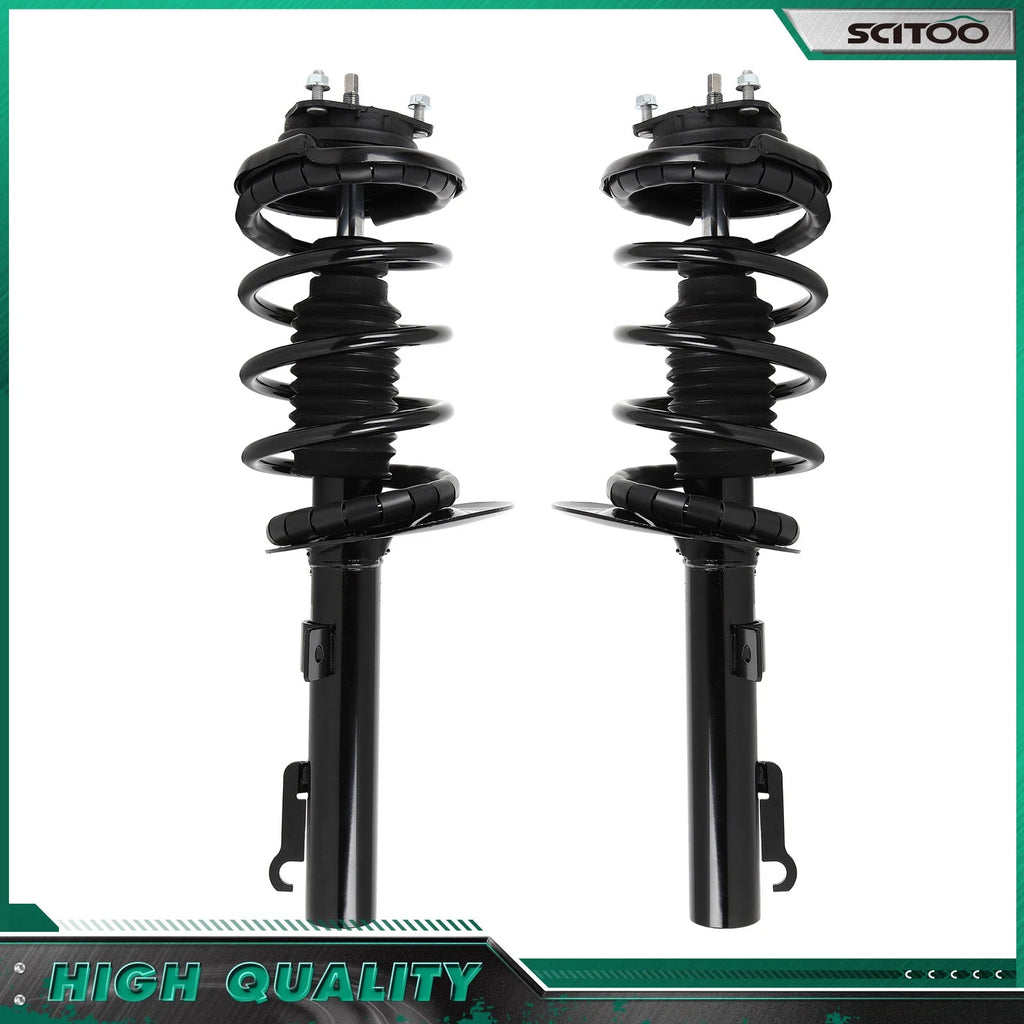 2X Complete Strut & Coil Spring Assembly for Ford Focus (2006–2007)