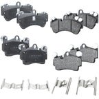 Set of 4 NAO Brake Pads for Audi Q7 (2007–2015)