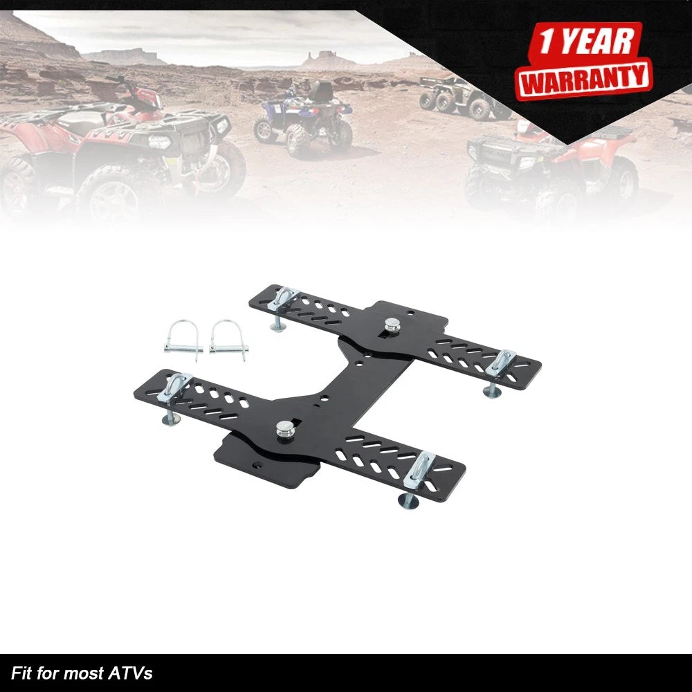 Mid Set Black Snow Plow Mount for Universal ATVs (Year Range Not Specified)