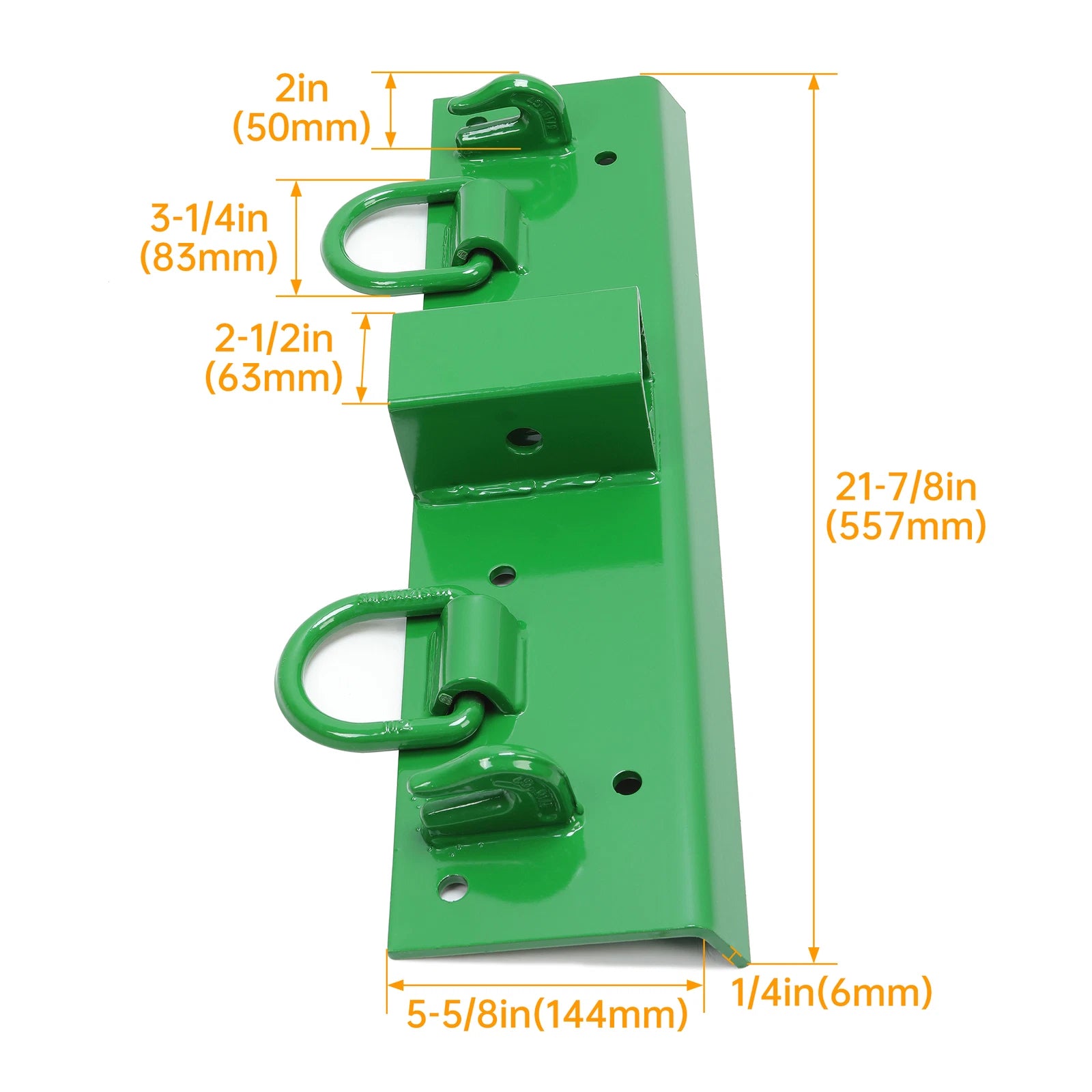 Set of 2 Grab Hooks & D Rings for John Deere 1025R (2015–2023)