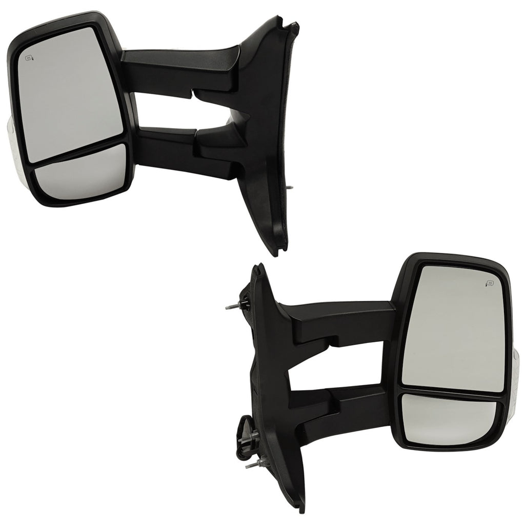 Set of 2 Heated Mirrors for Ford Transit-250