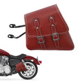 Red Saddlebags for Harley Sportster 883 1200 (2007–2020)