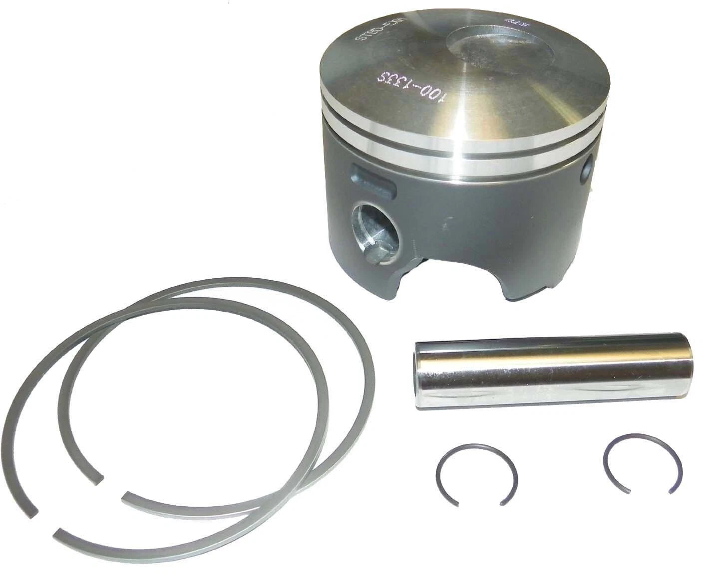 WSM Piston Kit .020 Over for Johnson/Evinrude 75-175 Hp Ficht (100-133-05SK)
