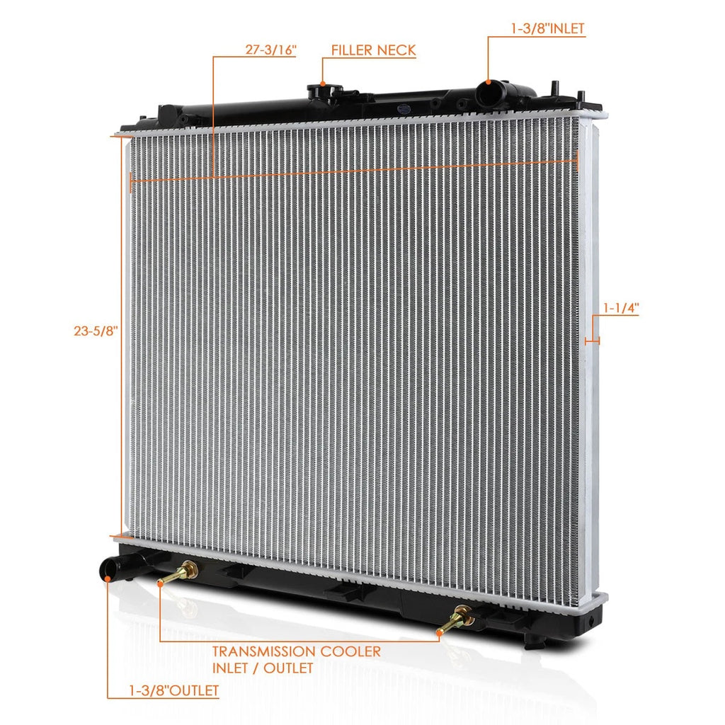 Aluminum OE Radiator for Nissan Frontier/Xterra/Pathfinder (2005–2018) DPI-2807