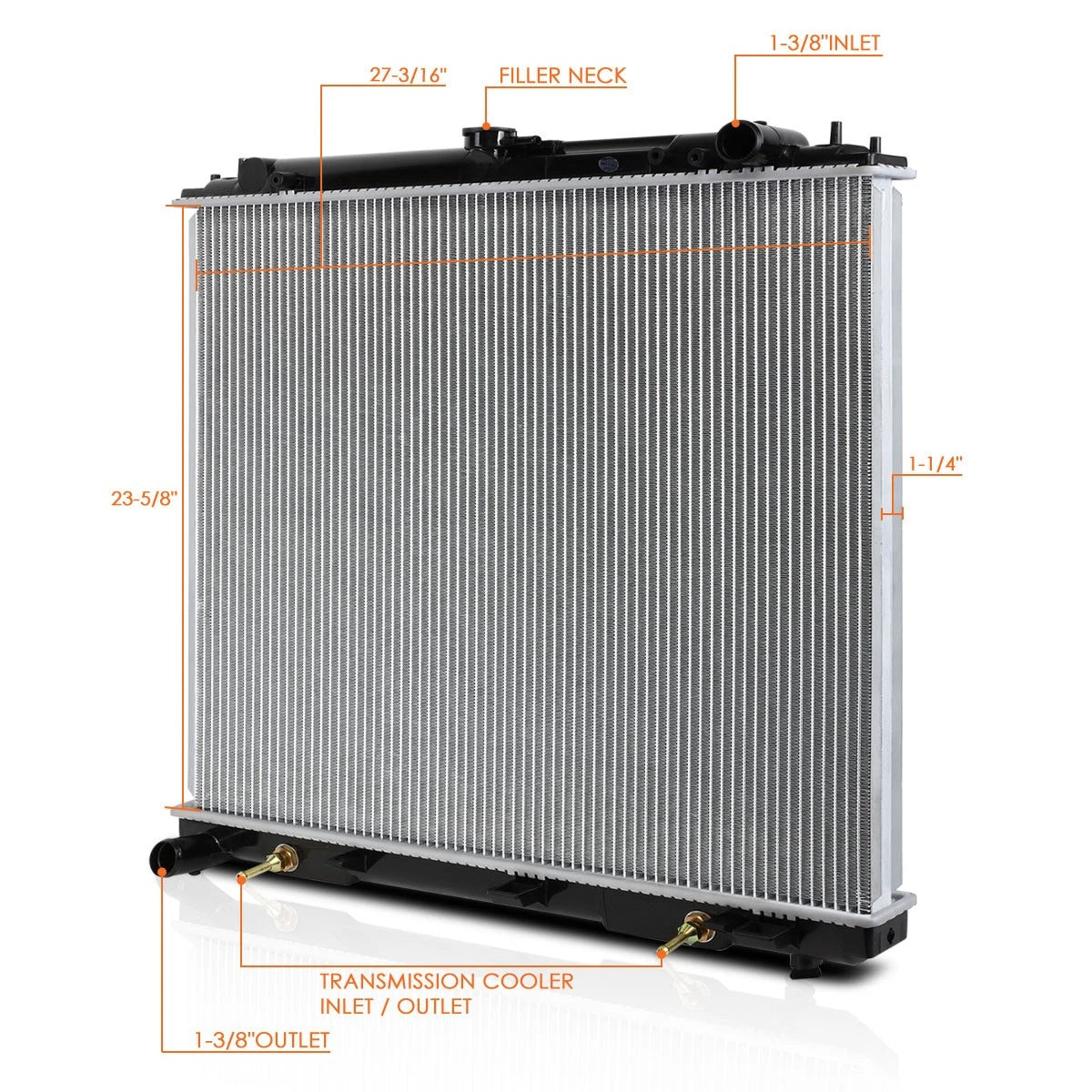 Aluminum OE Radiator for Nissan Frontier/Xterra/Pathfinder (2005–2018) DPI-2807