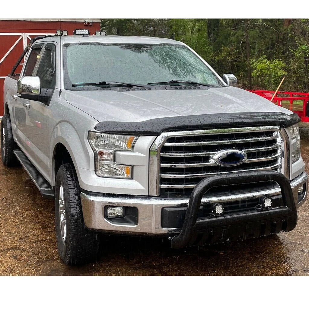 Set of 2 Top Half Mirror Caps and Door Handle Covers for Ford F150 (2015–2020)