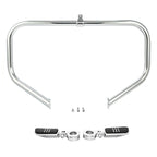 Chrome Highway Engine Guard Bar & Footpeg Peg for Harley Electra Glide (2009–2024)