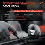 50Pcs Wheel Opening & Rocker Panel Moulding Clip for GM