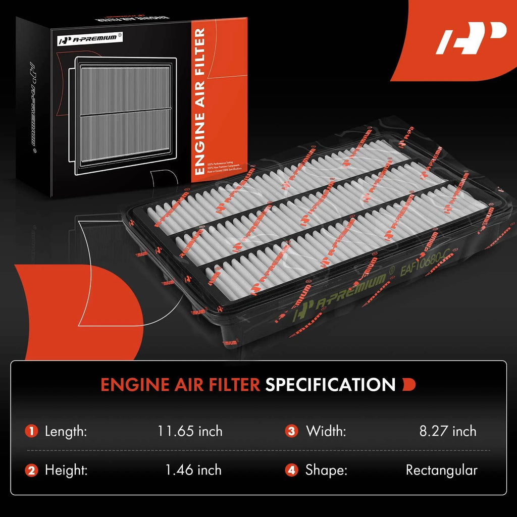 Engine Air Filter for Kia Borrego (2009–2011) V6 3.8L V8 4.6L