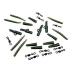 40PCS Carp Fishing Equipment Set with Rubber Hose and Q Swivels