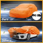 Car Cover Waterproof All Weather for Subaru WRX (2015–2023) 210D-PU Zipper
