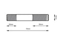 Swinging Drawbar Stud for Massey Ferguson 35, 135, TEA20, TED20, TEF20, FE35
