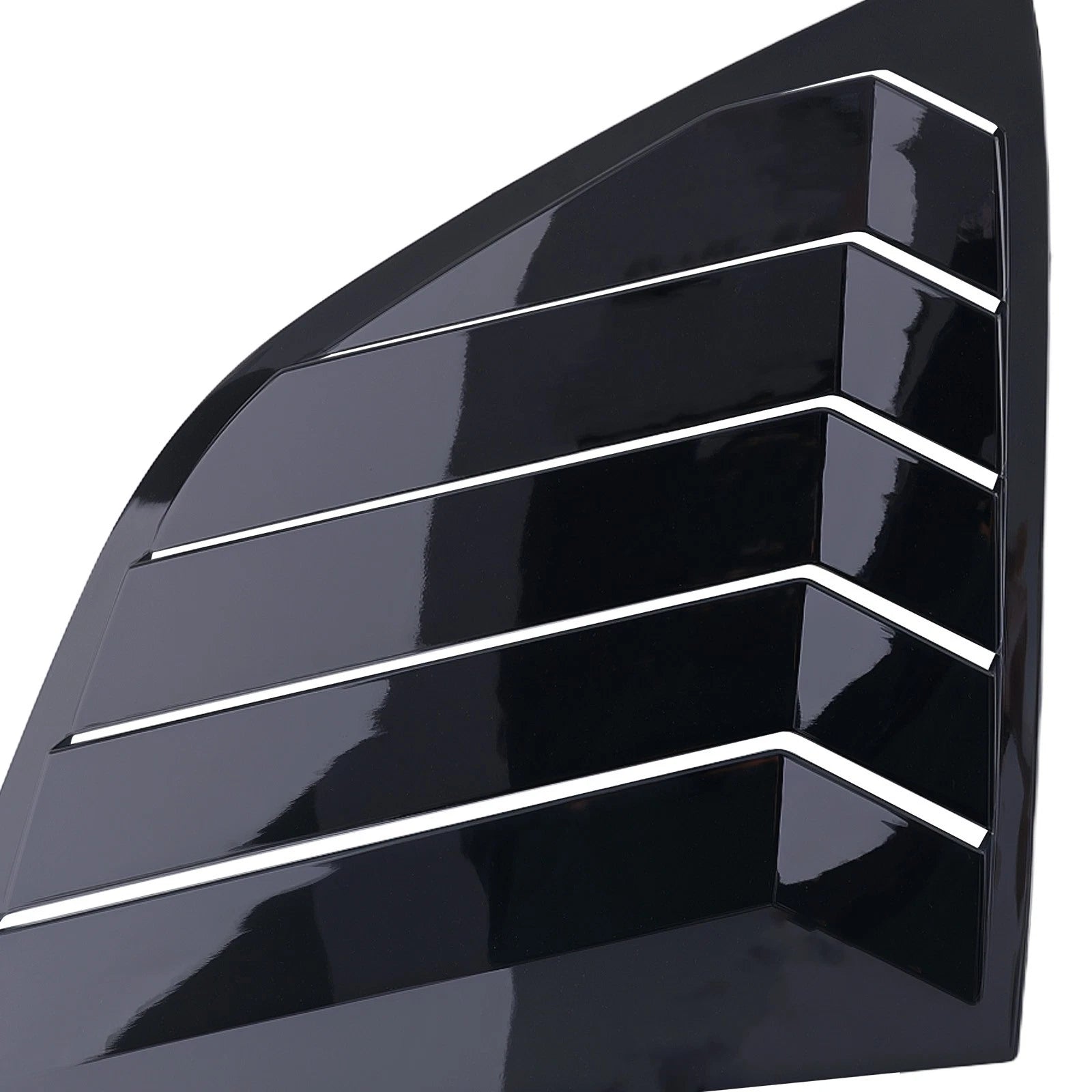 ABS Side Window Louvers for Honda CR-V (2023-2024) Black Gloss