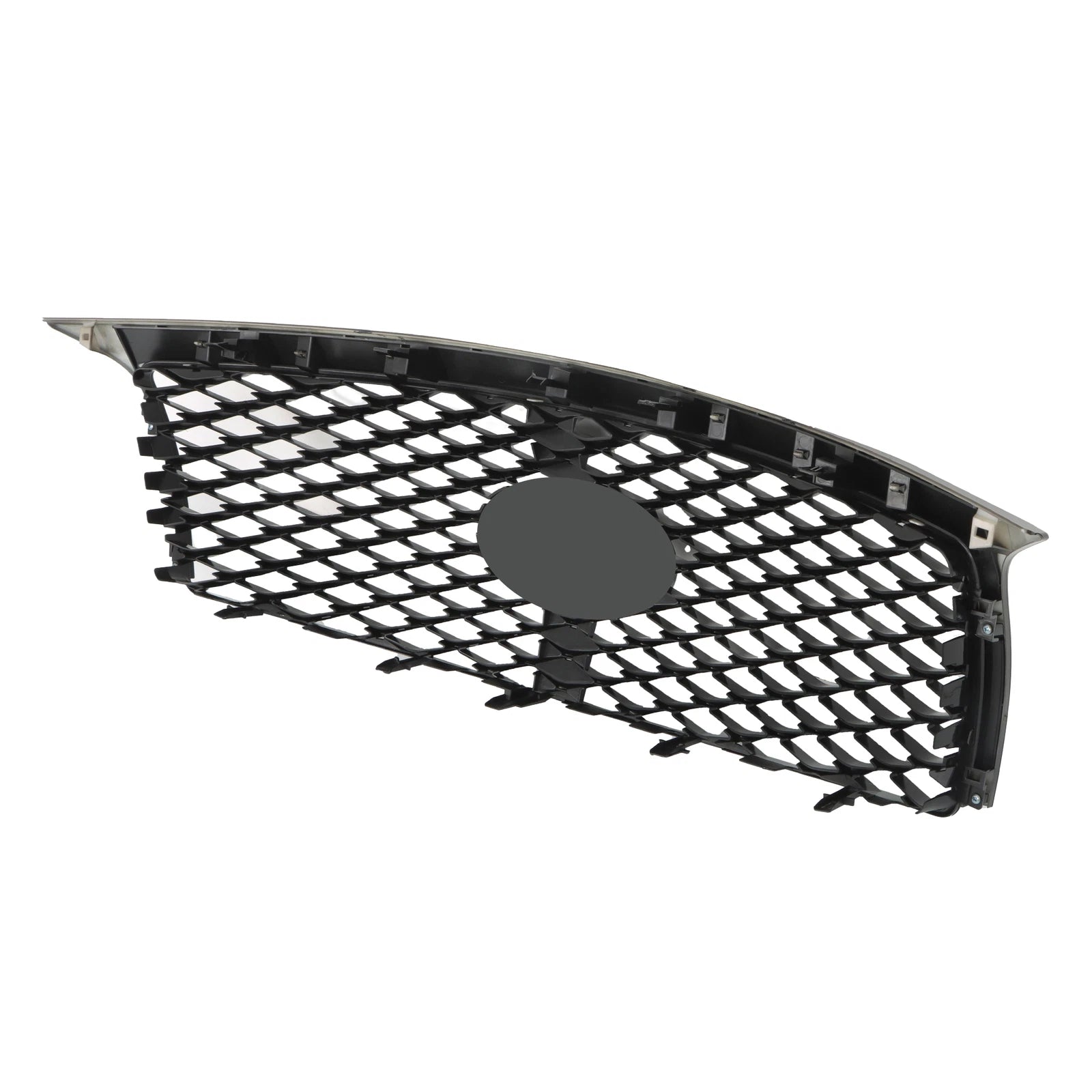 Gloss Black Front Upper Grille & Lower Bumper Trim for Infiniti QX80 (2015-2017)
