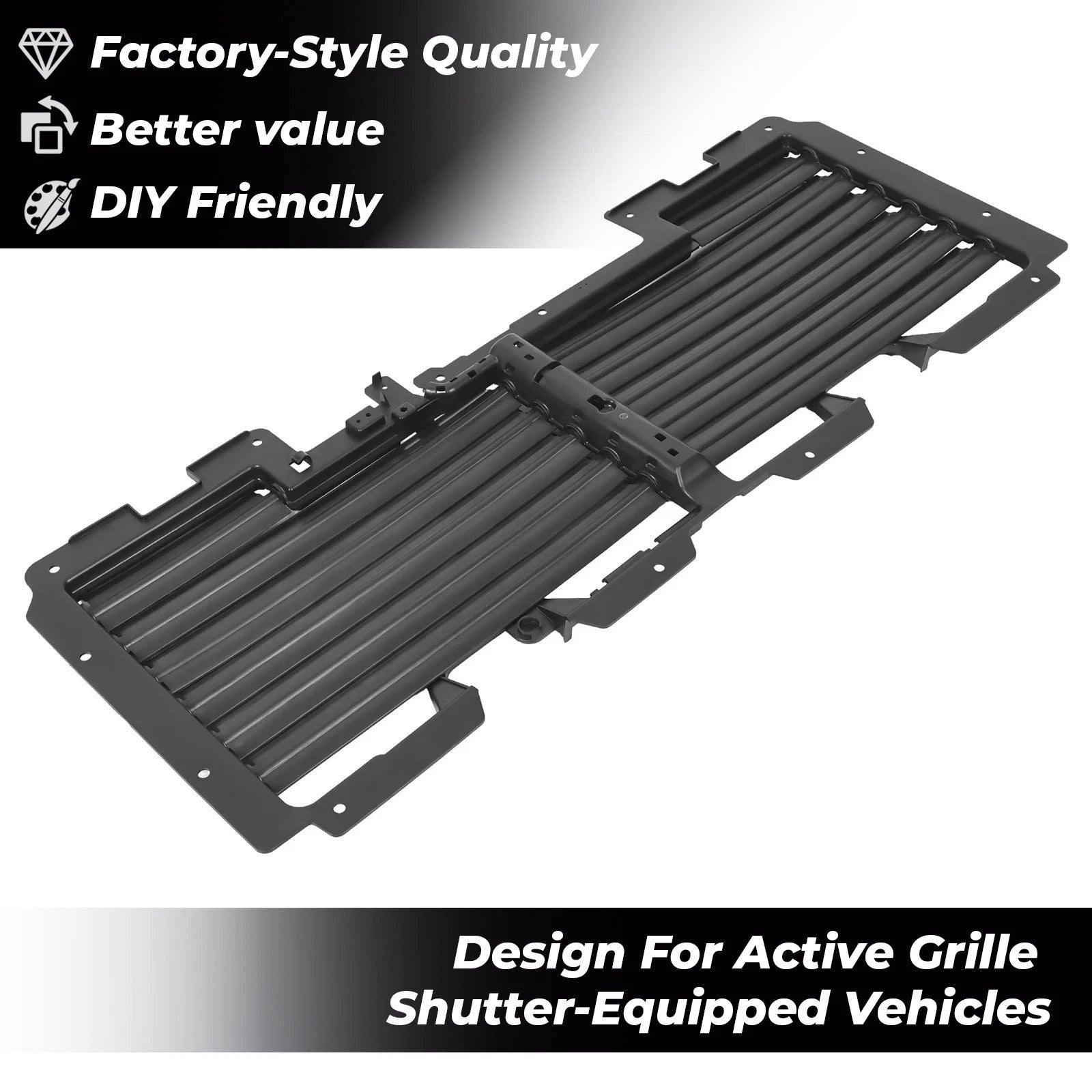 Active Grille Shutter Assembly W/O Motor for Escalade Suburban Yukon (2015–2020)