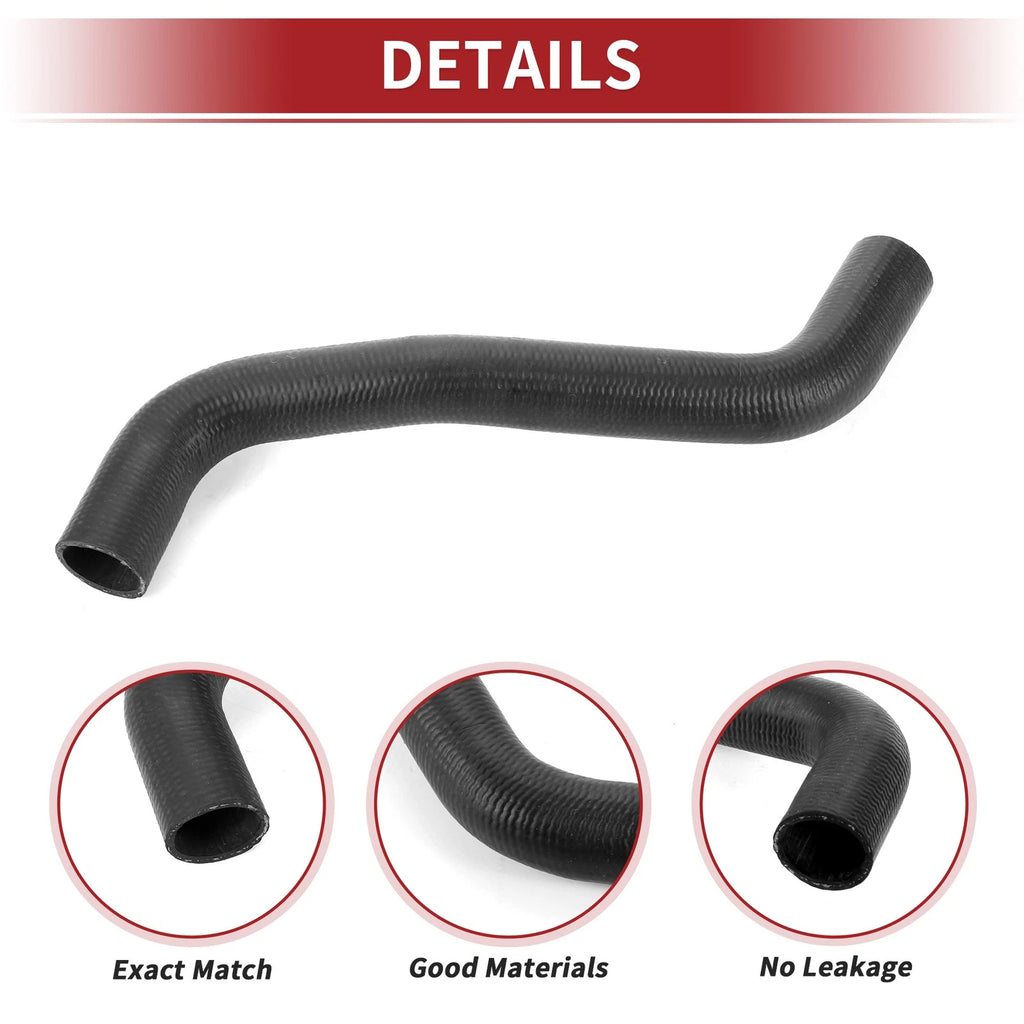 Radiator Hose for Toyota Solara 2.4L 2004–2008 No. 16572-28080 Rubber Black