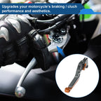 Adjustable Brake Clutch Levers for Honda CBR600RR (2003–2019) - Titanium Orange