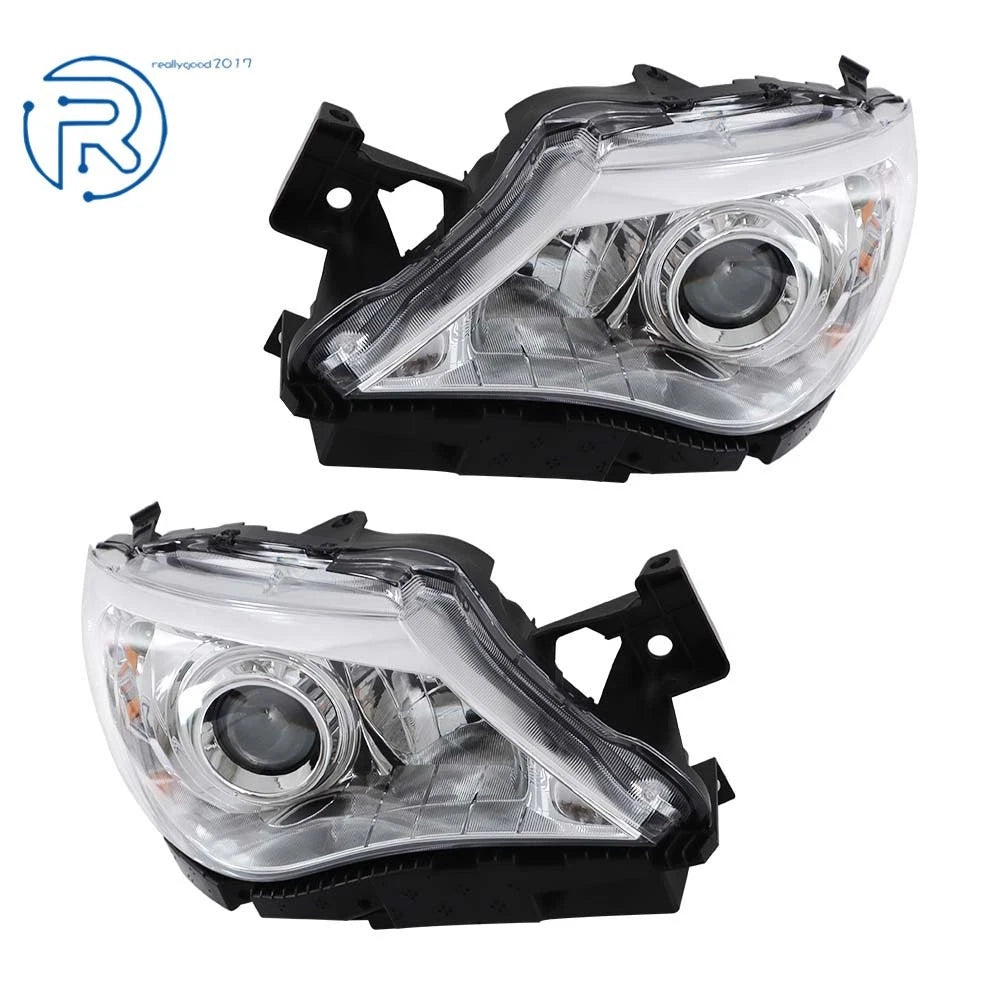 Halogen Headlight Set for Subaru Impreza (2008-2011) Chrome Housing