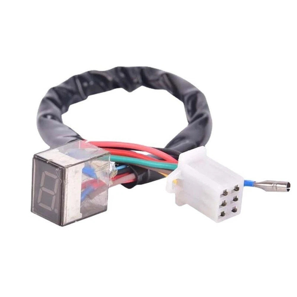 5-Speed Gear Position Monitor with LED Display for Motorcycle