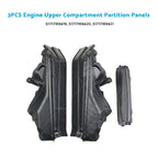 3PCS Engine Upper Compartment Partition Panels for BMW X5 X6 (2007–2013)