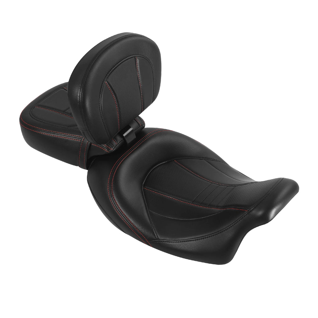 2X Driver Passenger Seats & Rider Pad for Harley Street Glide (2009–2023)