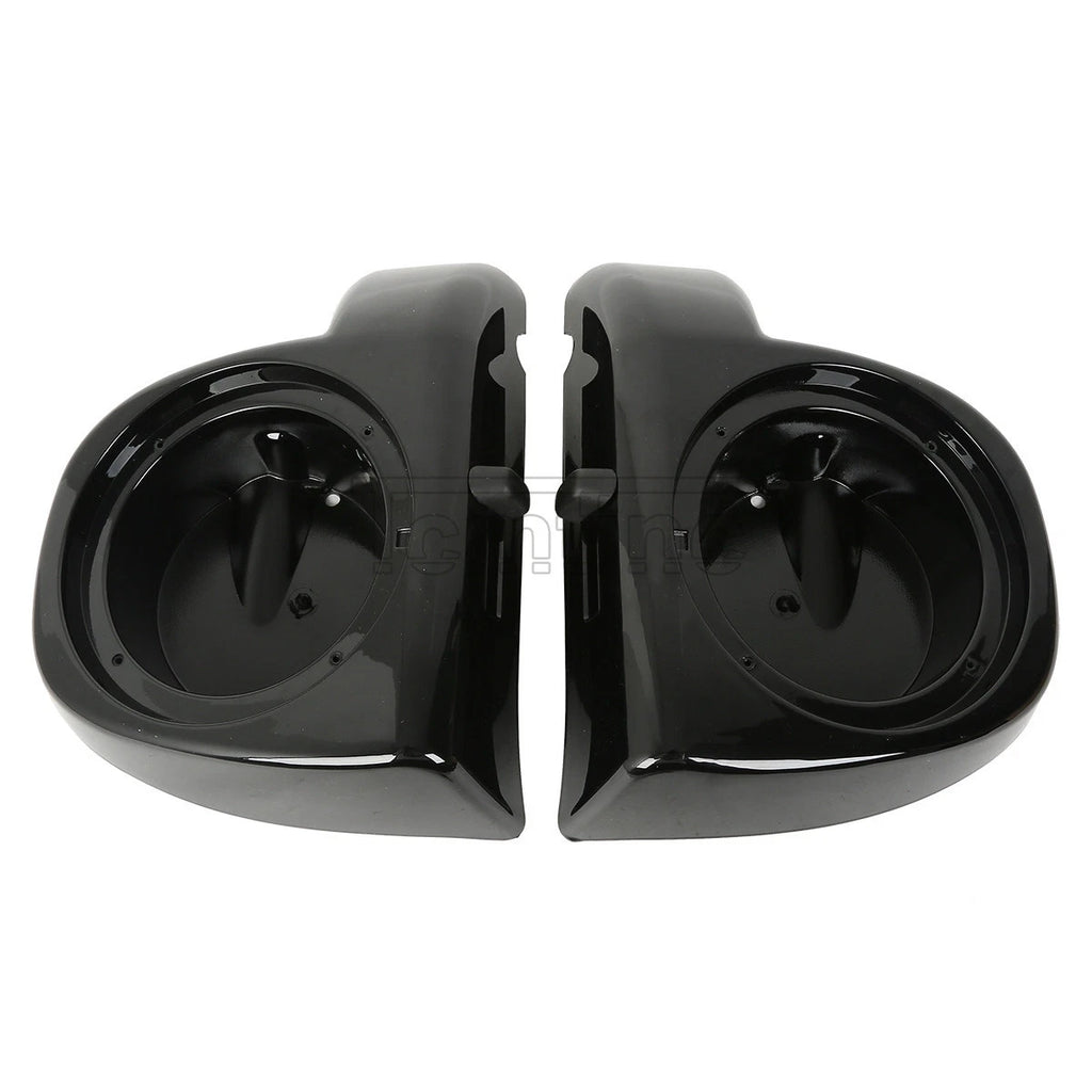 Speaker Pods for Harley Touring (2014–2024) - Black ABS, 6.5" Vented