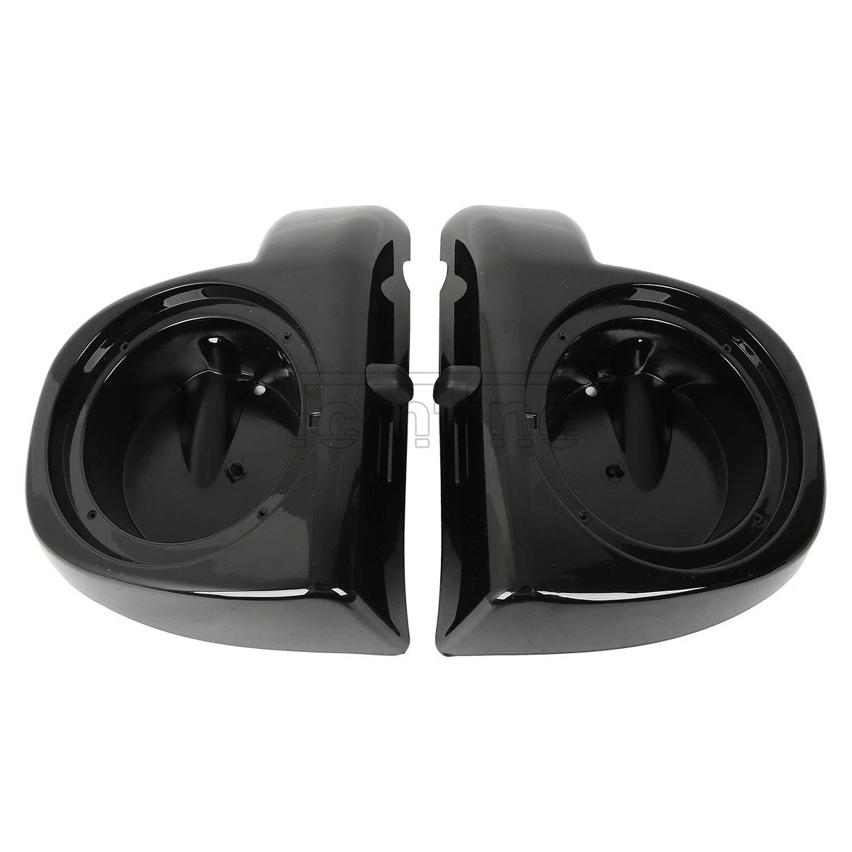 Speaker Pods for Harley Touring (2014–2024) - Black ABS, 6.5" Vented