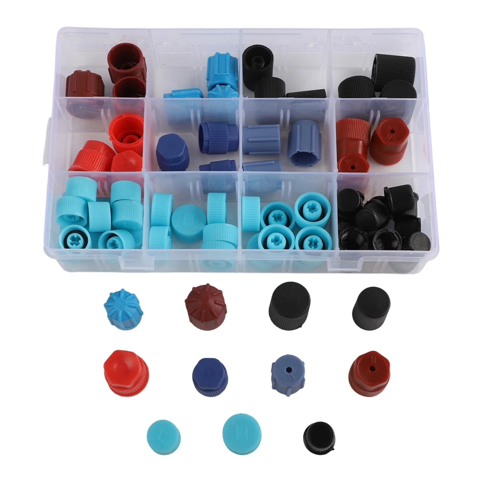 77pcs Valve Core Dust Caps for Most Vehicles (Universal)