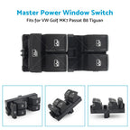 Power Window Control Switch for VW Golf, Passat, Tiguan, Audi A3, Q2 (2010–2023)