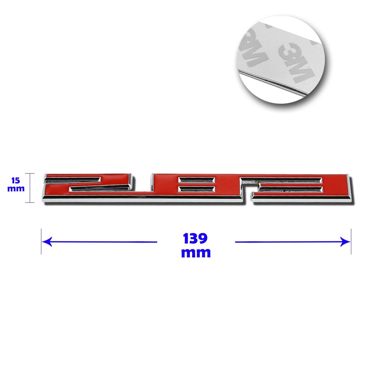 3D Polished Metal Decal Emblem for Mercedes GMC Chevrolet (283)
