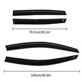 Set of 4 Window Vent Visors for Honda CR-V (2012–2016) Rain Guards